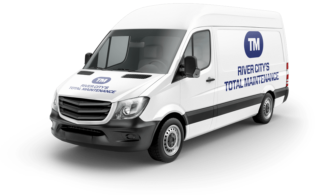 heating air conditioner service River City's Total Maintenance Van
