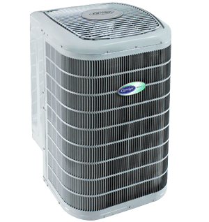 Tall Carrier air conditioning unit